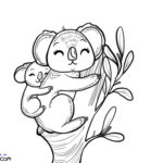 Raskrasil.com-Australian-Animals-Colouring-Pages-Koala