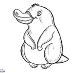 Raskrasil.com-Australian-Animals-Colouring-Pages-Рlatypus