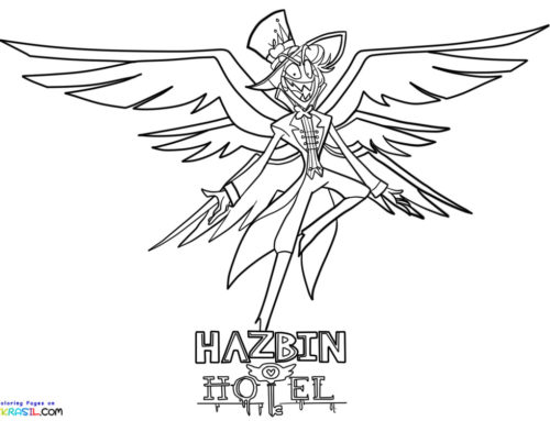 Hazbin Hotel Kleurplaten