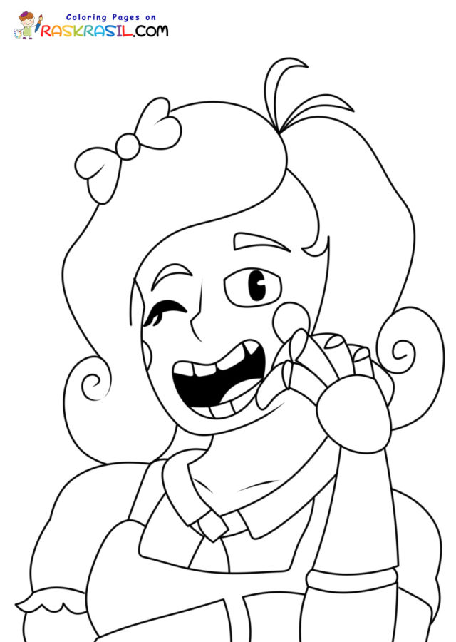 Miss Delight Coloring Pages