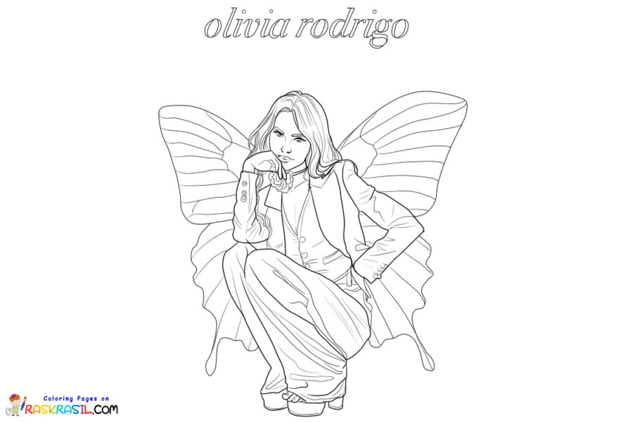 Olivia Rodrigo Coloring Pages