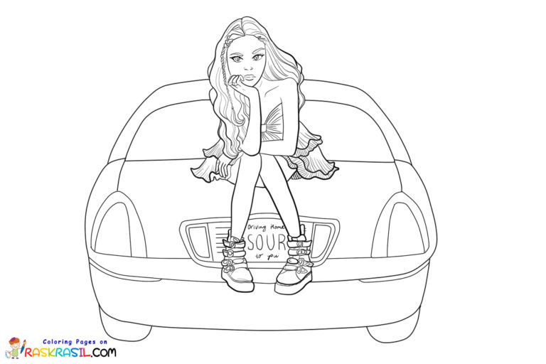 Olivia Rodrigo Coloring Pages