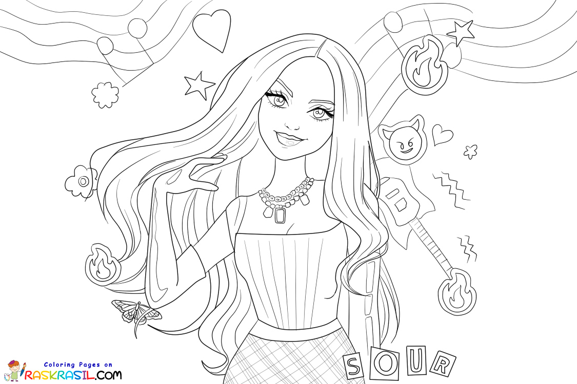 olivia-rodrigo-coloring-pages