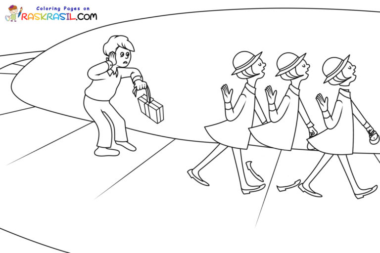Wacky Wednesday Coloring Pages
