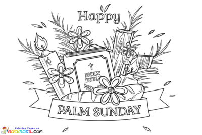 Palm Sunday Coloring Pages | Free Printables