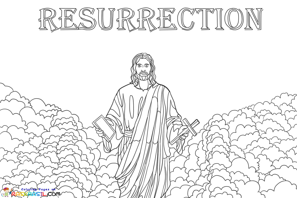 Resurrection Coloring Pages