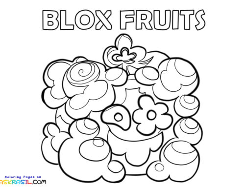 Disegni di Blox Fruits da Colorare