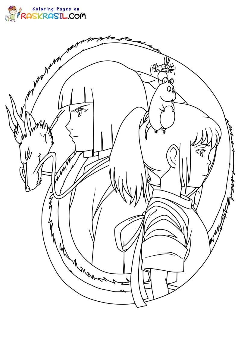 Studio Ghibli Coloring Pages