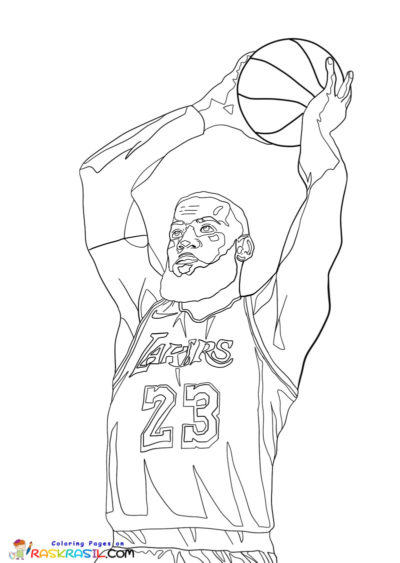 LeBron James Coloring Pages