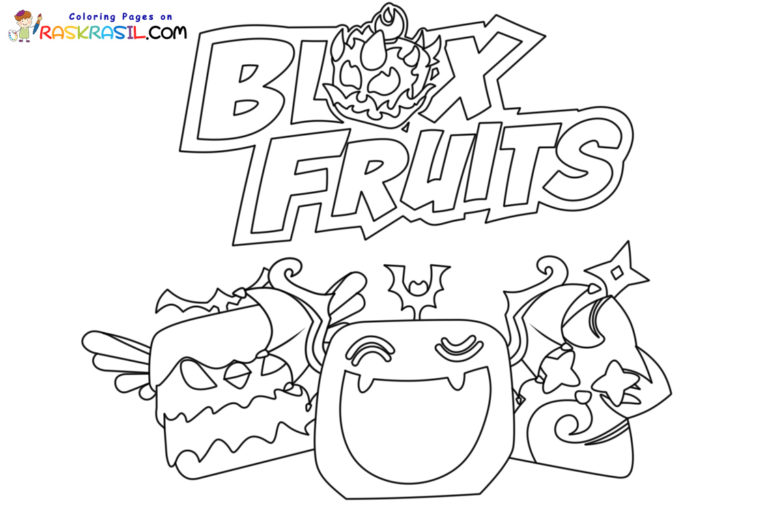 Blox Fruits Coloring Pages