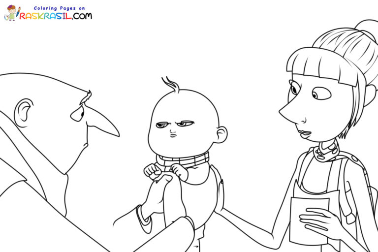 Despicable Me 4 Coloring Pages