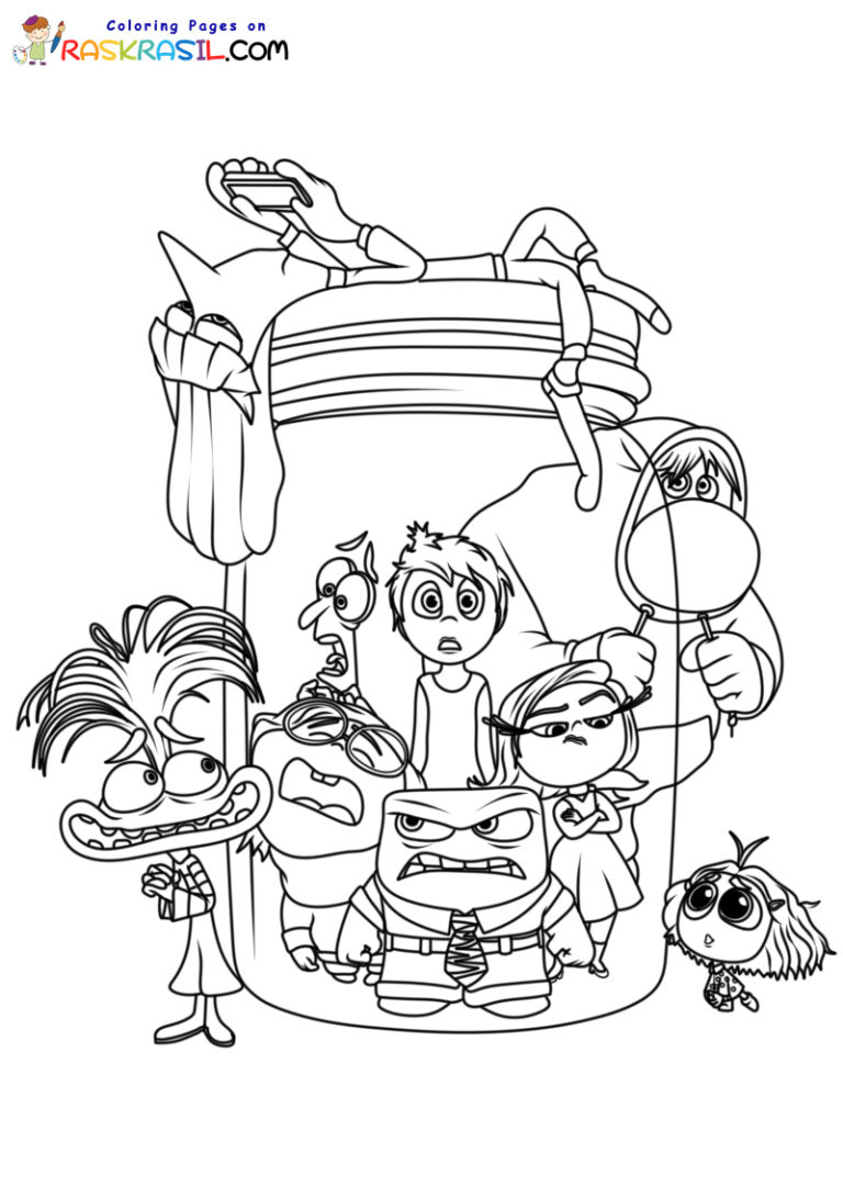 Ausmalbilder Alles steht Kopf 2 | Malvorlagen zum Ausdrucken