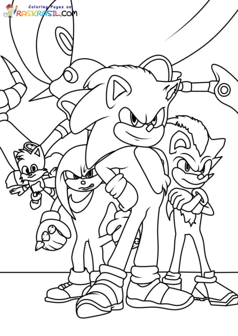 Sonic 3 Coloring Pages Free Printables