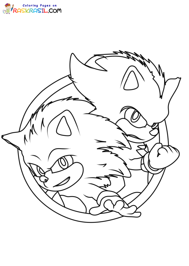 Sonic The Hedgehog 3 Fargeleggingsark Sonic The Hedgehog 3 Fargeleggingsark