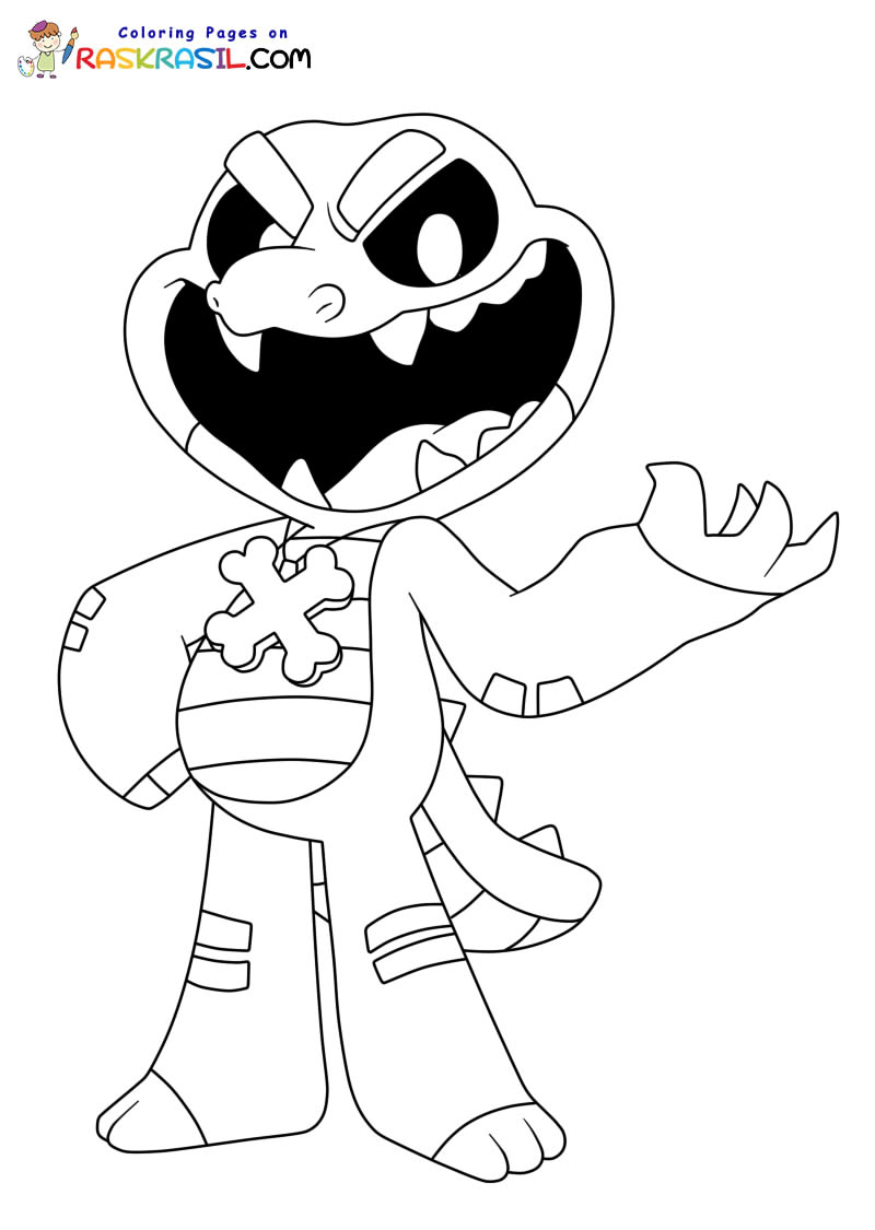 Nightmare Critters Coloring Pages | Free Printables