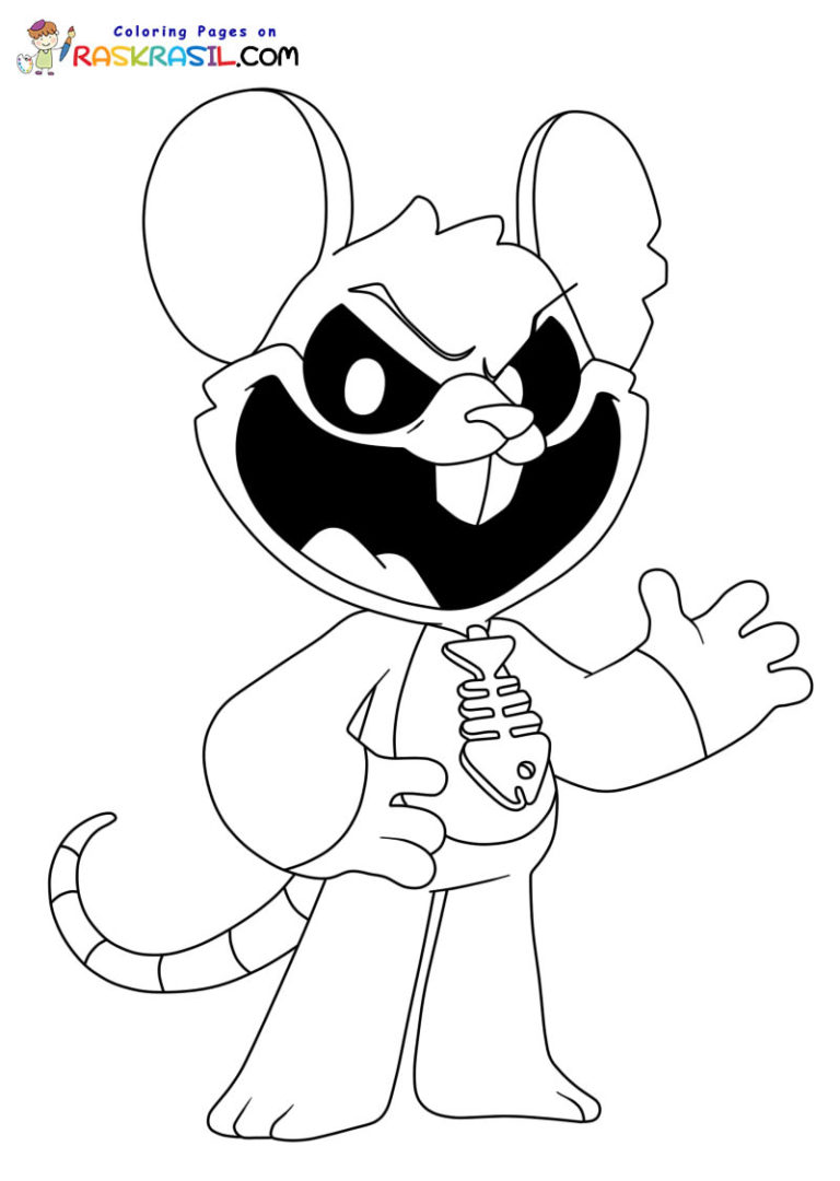 Nightmare Critters Coloring Pages | Free Printables