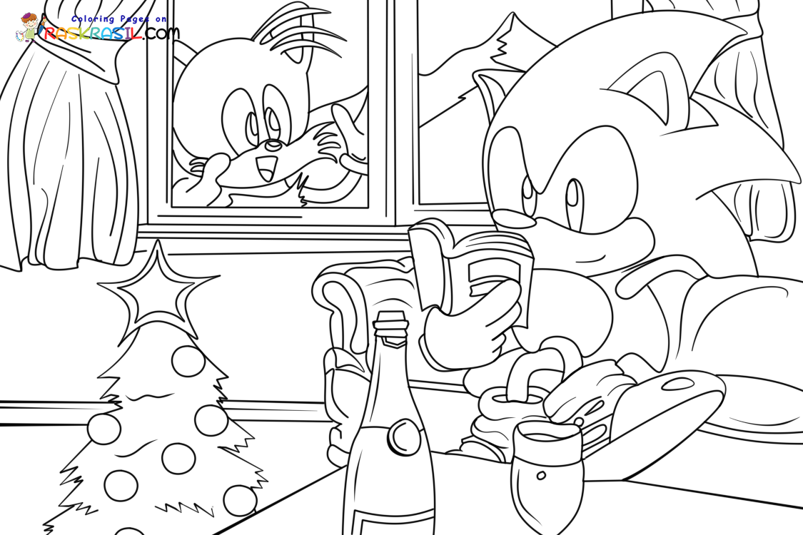 Raskrasil.com-Sonic-Christmas-Coloring-Page