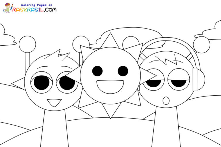 Kolorowanki Incredibox Sprunki | Darmowe Malowanki do wydruku