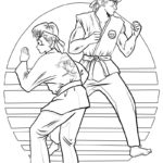 Raskrasil.com-Coloring-Page-Cobra-Kai-1