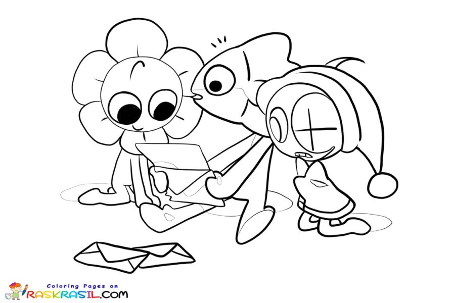 Disegni di Dandy's World da Colorare