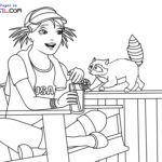 Raskrasil.com-Ausmalbilder-Die-Drei-Franziska-und-ein-Waschbär