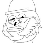 Raskrasil.com-Chicken-Gun-Rooster-Rudy-Coloring-Page
