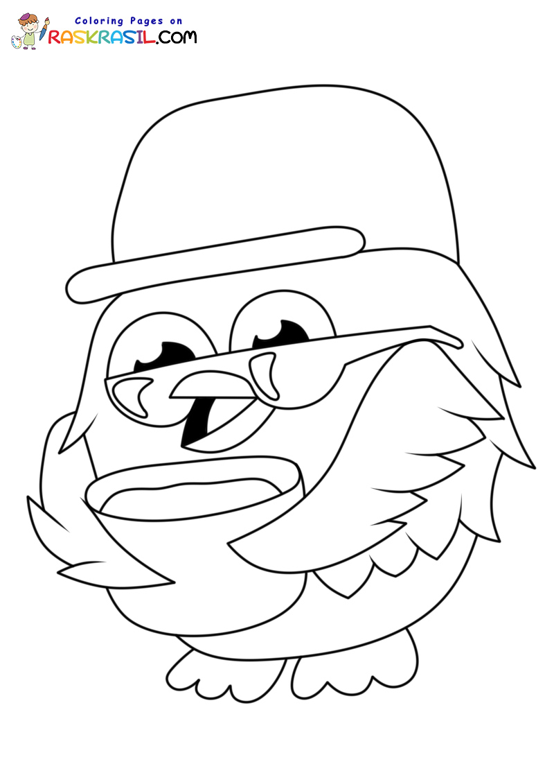 Raskrasil.com-Chicken-Gun-Rooster-Rudy-Coloring-Page