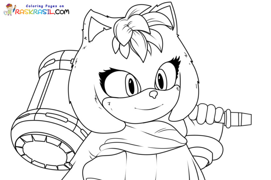 Ausmalbilder Sonic the Hedgehog 3 | Malvorlagen zum Ausdrucken
