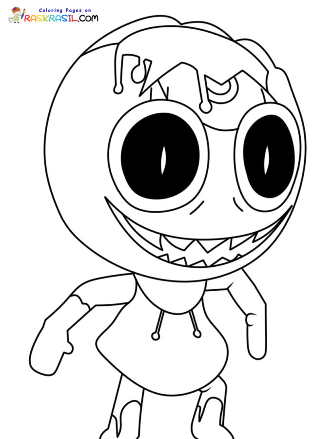 Disegni di Dandy's World da Colorare