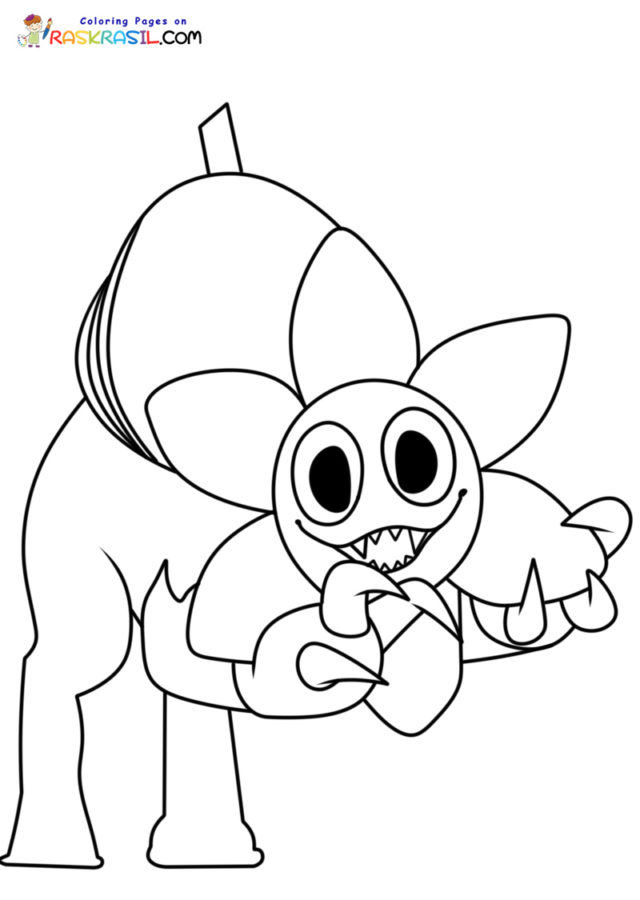 Disegni di Dandy's World da Colorare
