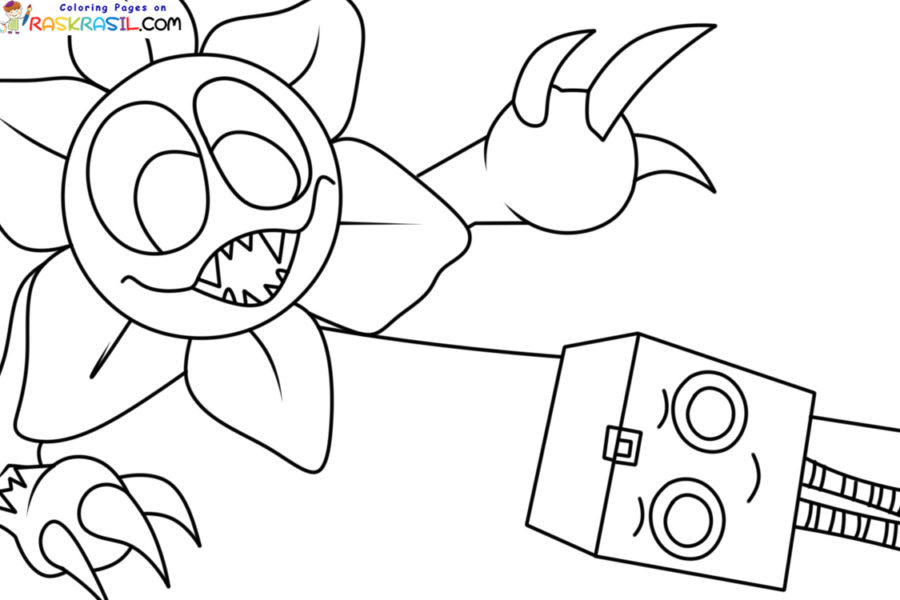 Disegni di Dandy's World da Colorare