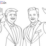 Raskrasil.com-Donald-Trump-and-Elon-Musk-Coloring-Page