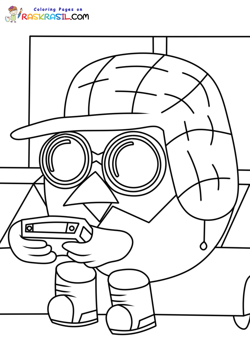 Raskrasil.com-Rooster-Rudy-Chicken-Gun-Coloring-Page