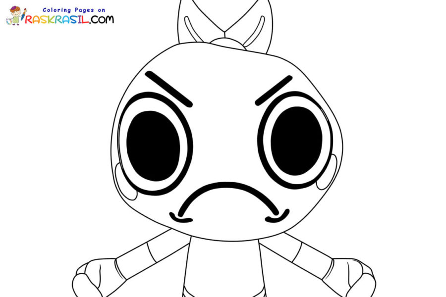 Disegni di Dandy's World da Colorare
