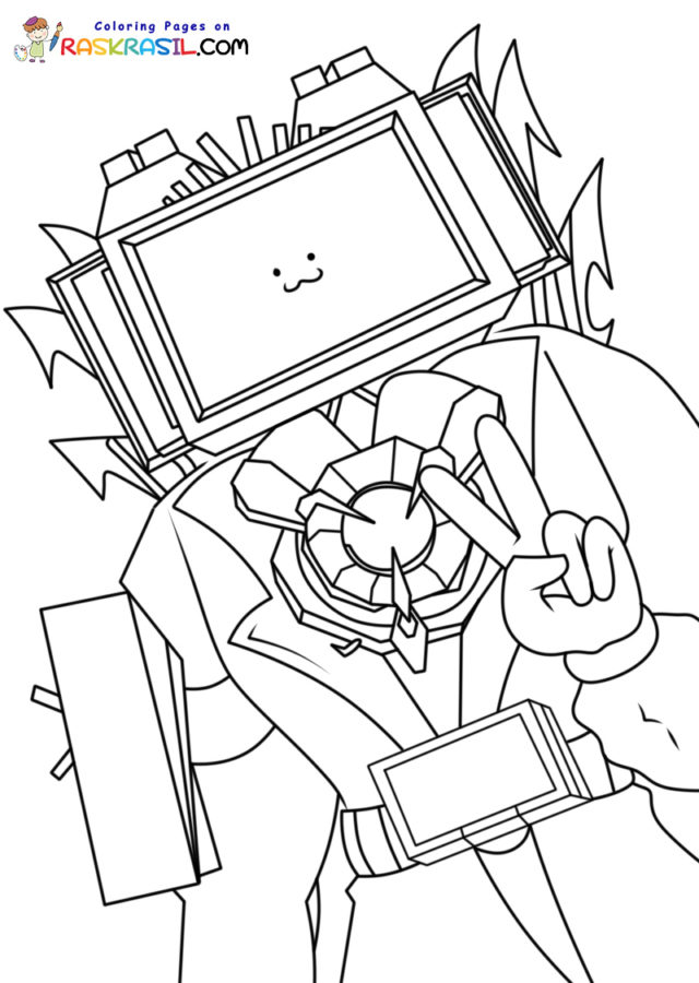 Skibidi Toilet Coloring Pages | Free Printables