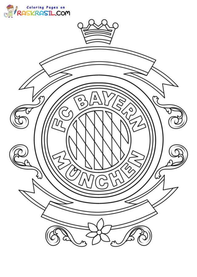Desenhos do Bayern de Munique para Colorir