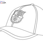 Raskrasil.com-Cap-FC-Barcelona-Coloring-Page