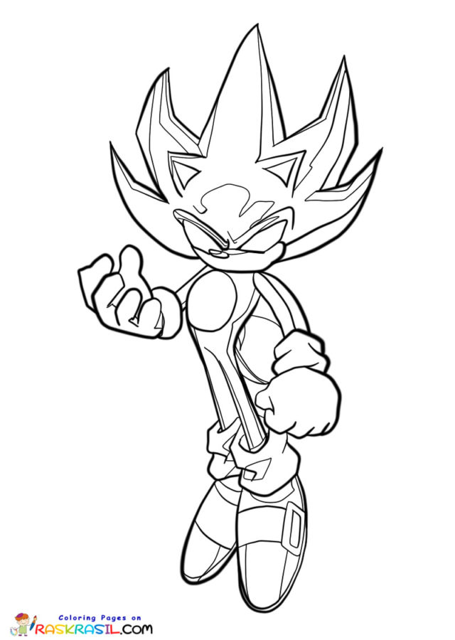 Disegni di Sonic da Colorare