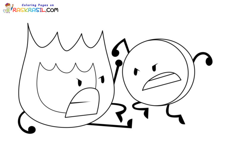 Battle for Dream Island Coloring Pages | Free Printables