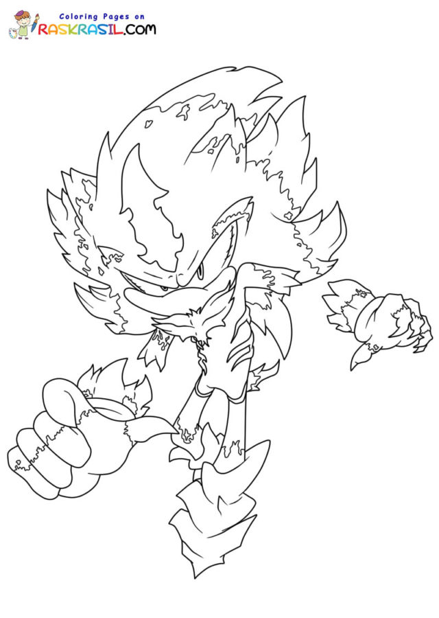 Disegni di Sonic da Colorare