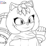 Raskrasil.com-Coloring-Page-of-Amy-Rose-from-Sonic-3