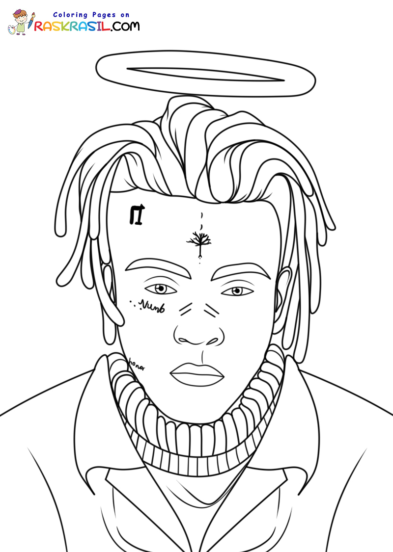Raskrasil.com-Coloring-Pages-Xxxtentacion-Rapper