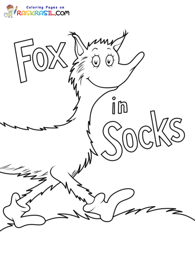 Fox in Socks Coloring Pages | Free Printables