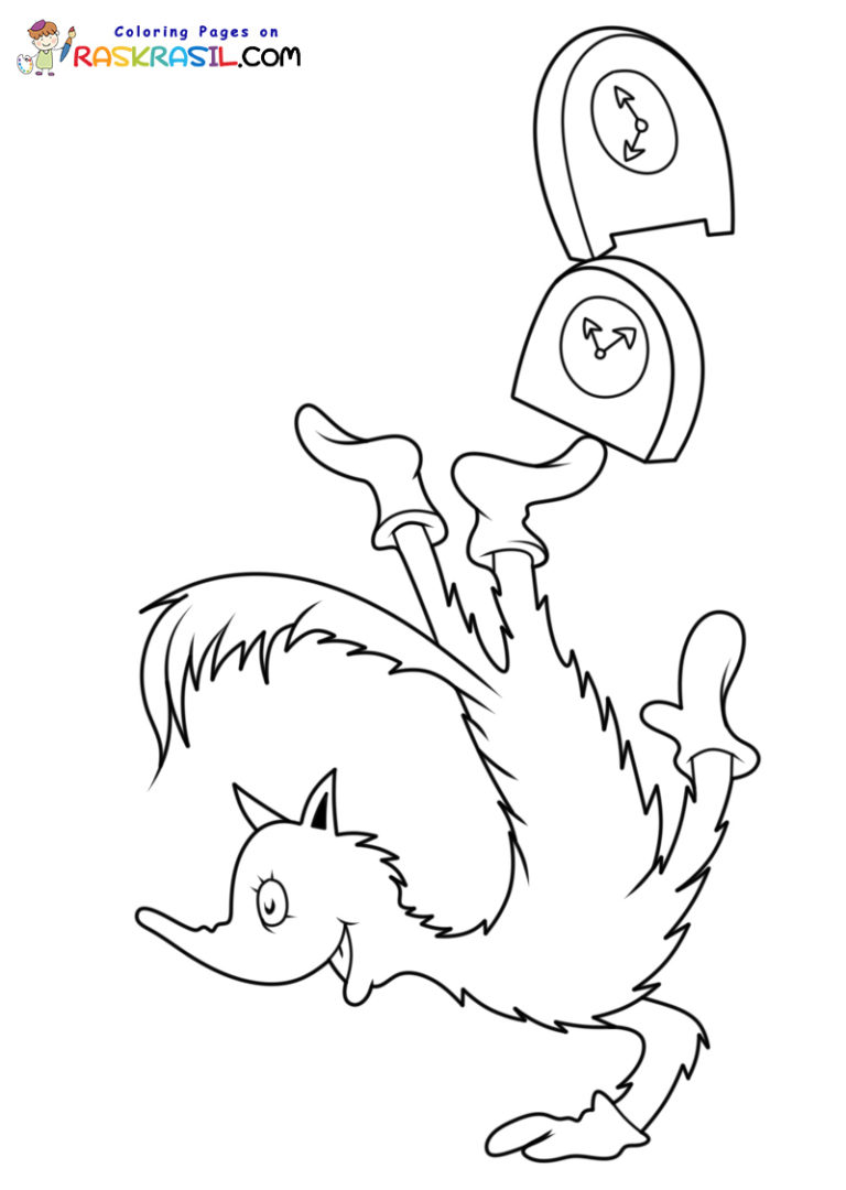 Fox in Socks Coloring Pages | Free Printables