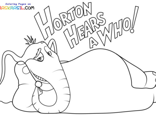 Horton Coloring Pages | Free Printables