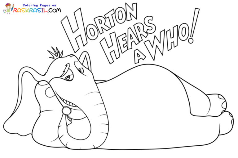 Horton Coloring Pages | Free Printables