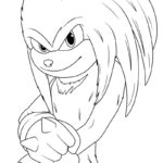 Raskrasil.com-New-Coloring-Page-Knuckles-The-Echidna