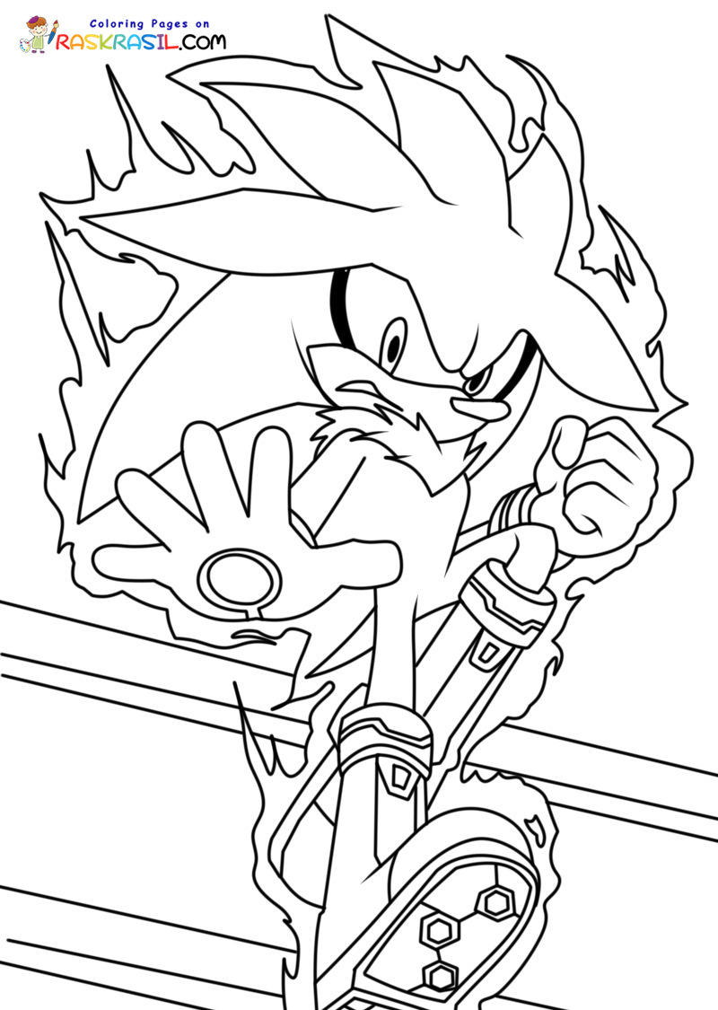Raskrasil.com-Silver-the-Hedgehog-Coloring-Page