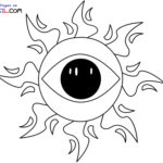 Raskrasil.com-Sprunki-Mr-Sun-Phase-3-Remastered-Coloring-Page