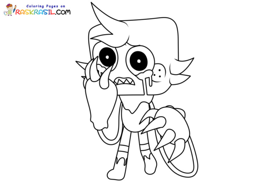 Disegni di Dandy's World da Colorare